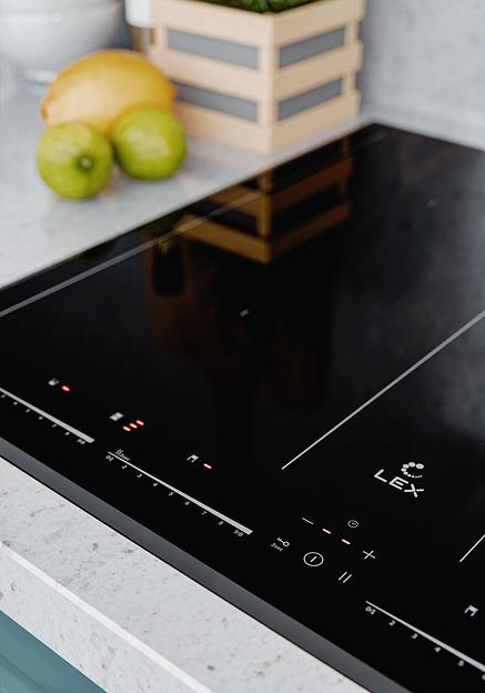 Индукционная варочная поверхность Lex EVI 641C BL черный фото 4