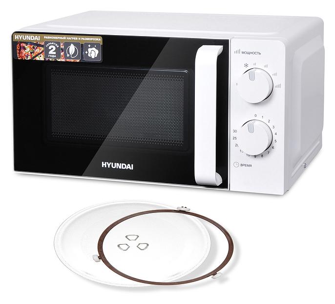 Микроволновая Печь Hyundai HYM-M2038 20л. 700Вт белый фото 5