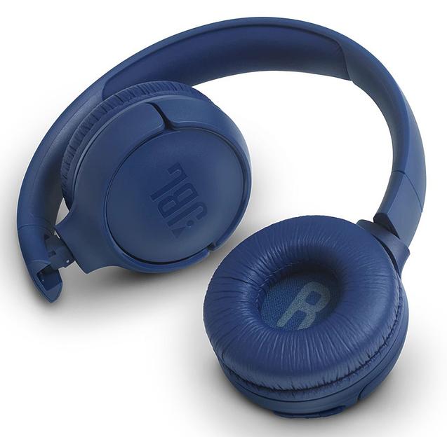 Гарнитура накладные JBL T500 1.187м синий проводные оголовье (JBLT500BLU) фото 4