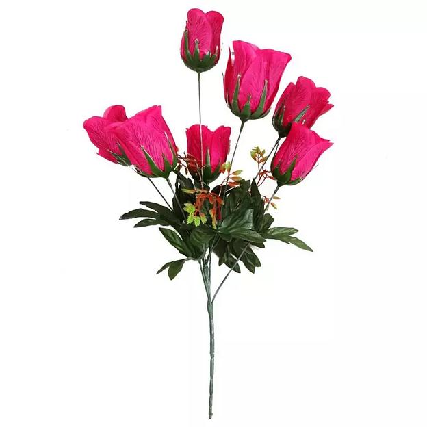 Букет с розами на 7 головы 52см 393-607 фото 2