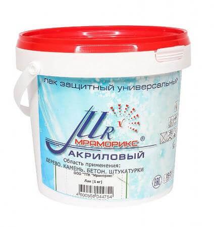 Лак Мраморикс ™ защитный акриловый 1 кг фото 1