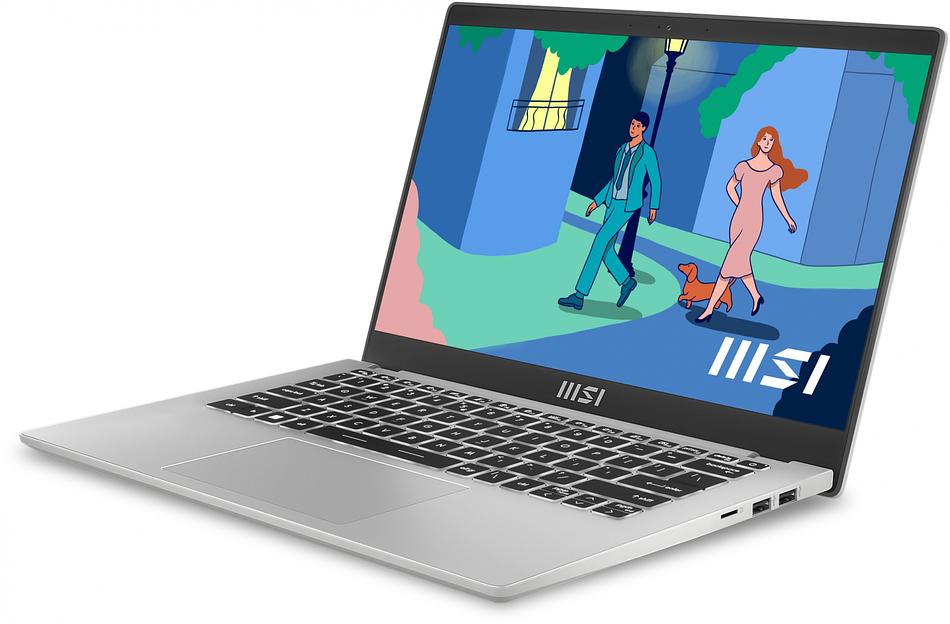MSI Modern 14 C12MO-690RU [9S7-14J111-690] Silver 14" {FHD i3 1215U/8Gb/SSD256Gb/UHD/Win11 Pro} фото 4
