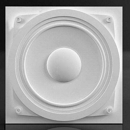 Панель гипсовая 3D эконом «Динамик» 500×500 мм фото 1