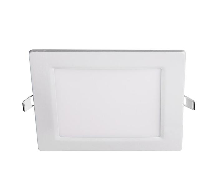 Светильник светодиодный ДВО-9w 6500K 600 Лм IP40 WH 145мм встраиваемый квадрат JazzWay 5008281A фото 1