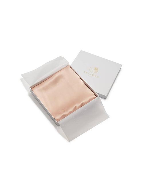 Шёлковое полотенце для волос «Sunset Pink» 45х90 см ОПТ фото 7