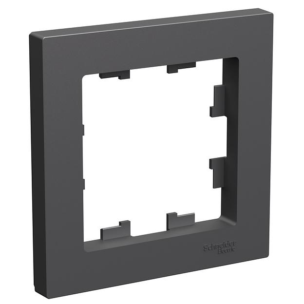 ATLASDESIGN 1-постовая РАМКА, БАЗАЛЬТ фото 1