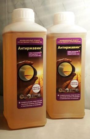 Антиржавин 2 литра - реагент для прочистки теплообменного оборудования от накипи и ржавчины фото 2