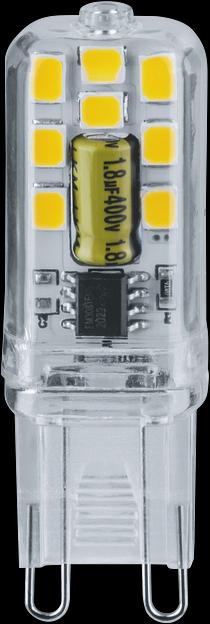 Лампа светодиодная LED 3вт 230в G9 белый капсульная фото 1