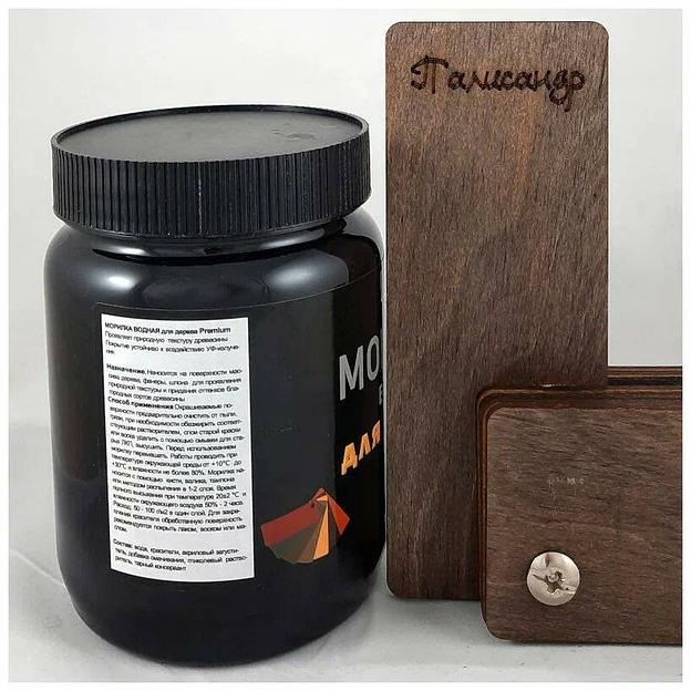 Морилка водная для дерева Premium палисандр фото 4