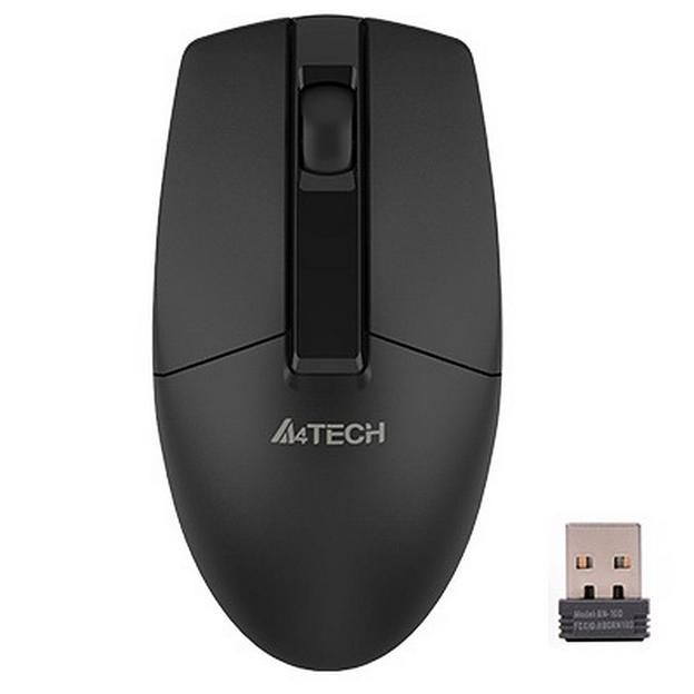 Мышь A4Tech G3-330NS черный оптическая (1200dpi) silent беспроводная USB (3but) фото 1