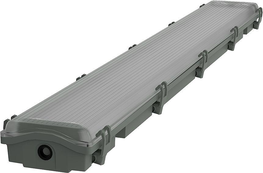 Светильник Gauss Lite СПП-Т8-G13 серый прямоугольный (909437260) фото 2