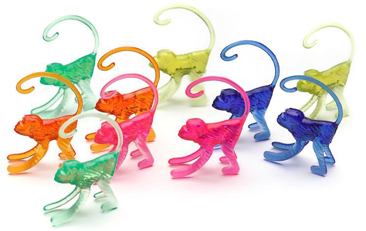 Декорация для стакана Обезьянка 100 шт/уп /1/35/ фото 1