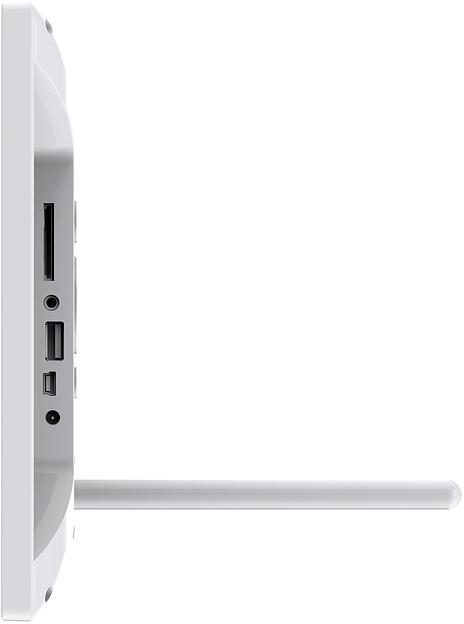 Фоторамка Digma 13.3" PF-1300 IPS 1920x1080 белый пластик ПДУ Видео фото 3