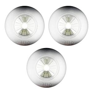 ЭРА Б0031043 Фонарь-подсветка SB-504 Аврора серебристый (упак. 3 шт) {СОВ диод, самоклеющаяся поверхность, 3хААА в комплект не входят} фото 3