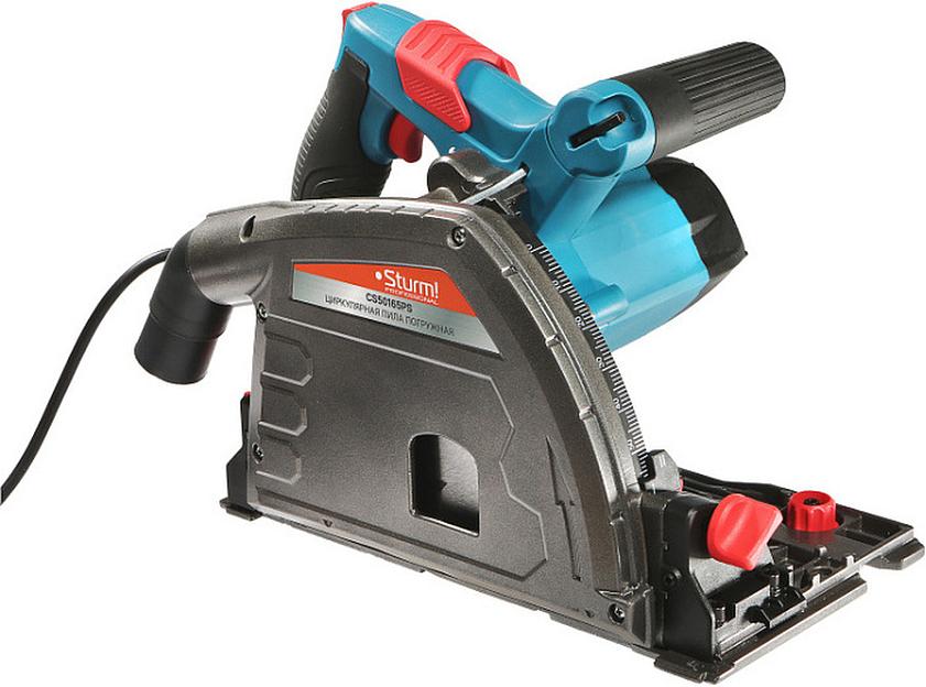 Sturm! CS50165PS Пила циркулярная погружная 165 мм, литая платформа, 3 м кабель, 1400 Вт, Sturm! [CS50165PS] фото 1