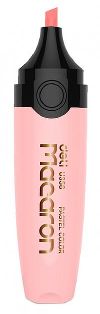 Текстовыделитель Deli EU356-PK Macaron скошенный пиш. наконечник 1-5мм розовый пастельный фото 2