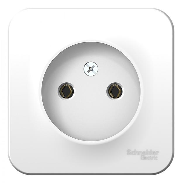 Systeme electric BLNRA000101 BLANCA О/У РОЗЕТКА без заземления без шторок, 16А, 250В, БЕЛЫЙ фото 1