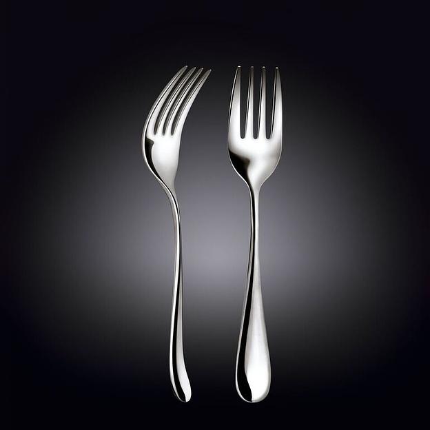 Вилка сервировочная Стелла 18/10 3,5 мм 23,5 см. Wilmax /12/24/144/ фото 1