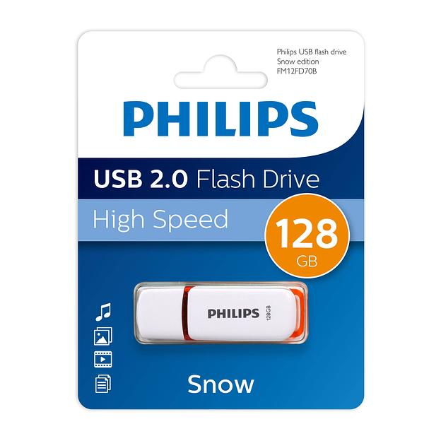 Флеш накопитель 128GB PHILIPS SNOW2.0 128GB, USB 2.0 фото 1
