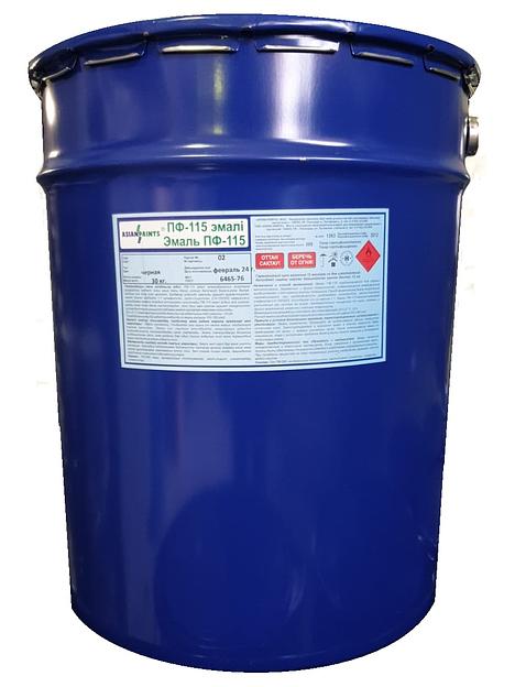 Эмаль ASIAN PAINTS «ПФ-115» ведро 30 кг, оранжевый/бирюзовый/голубой ОПТ фото 1