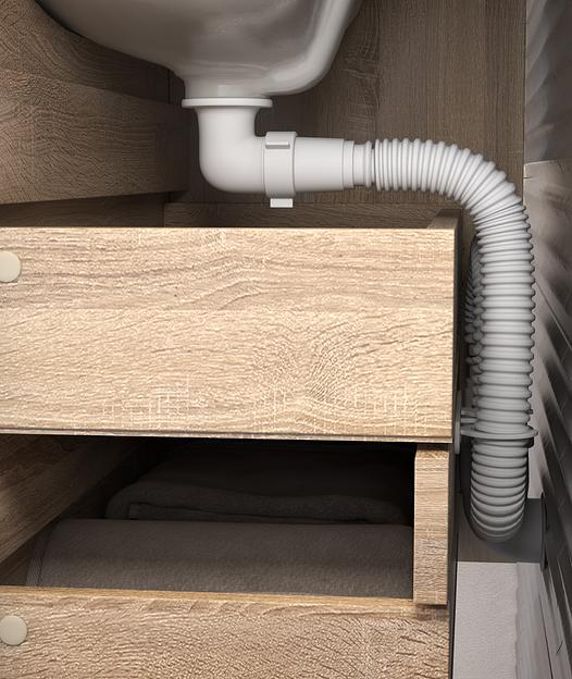 Тумба под раковину «Wing 600-0-2» ОПТ  фото 6