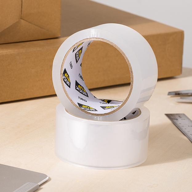 Клейкая лента упаковочная Deli EA318 прозрачная шир.48мм дл.54.9м (упак.:6шт) фото 3