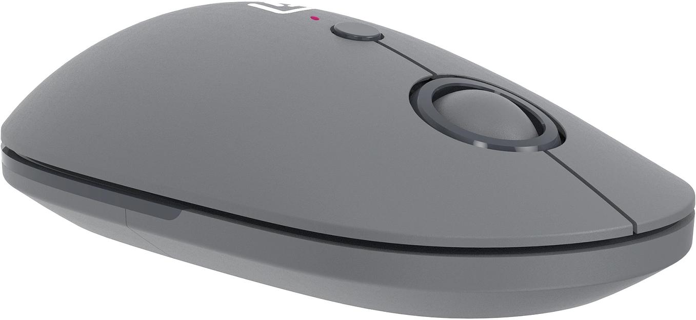 Мышь Оклик 409MW графитовый оптическая 1600dpi беспров. BT/Radio USB для ноутбука 4but (2007545) фото 5