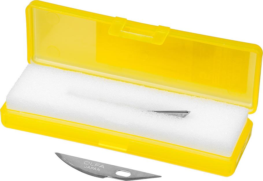 OLFA 6 мм, для ножа, закругленные лезвия (OL-KB4-R/5) фото 2