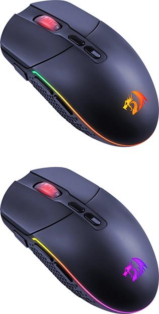 Мышь беспроводная REDRAGON 2.4G/проводная игровая 7+кн.колесо 10000dpi RGB черн. Invader Pro 71845 фото 4