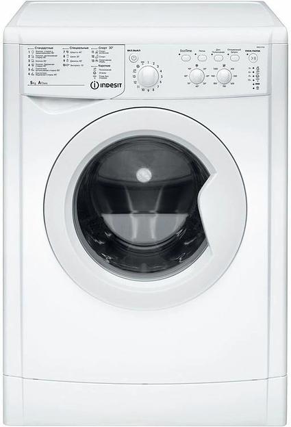 Стиральная машина Indesit IWSC 5105 CIS класс: A загр.фронтальная макс.:5кг белый фото 1