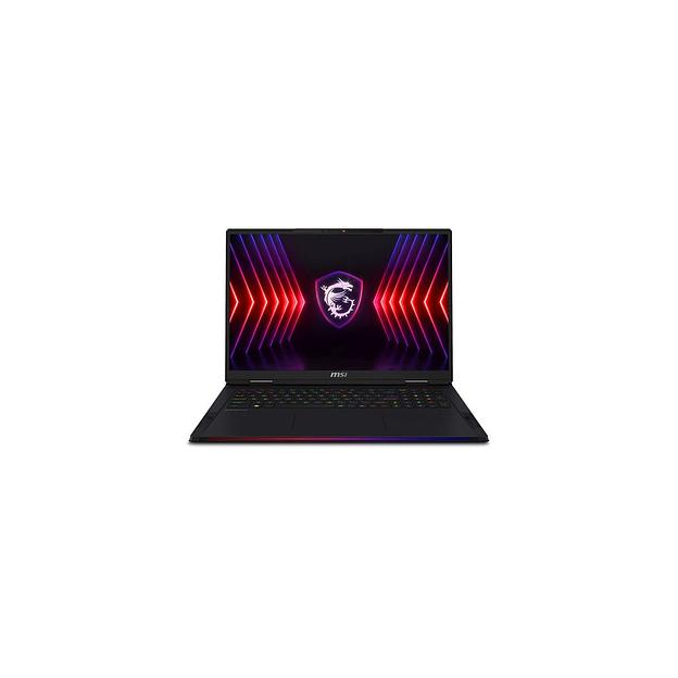 Ноутбук игровой MSI Raider A18 HX A9WJG-216RU 18", IPS, AMD Ryzen 9 9955HX3D 2.5ГГц, 16-ядерный, 64ГБ DDR5, 2ТБ SSD, NVIDIA GeForce RTX 5090 для ноутбуков - 24 ГБ, Windows 11 Home, черный [9s7-182l72-216] фото 1