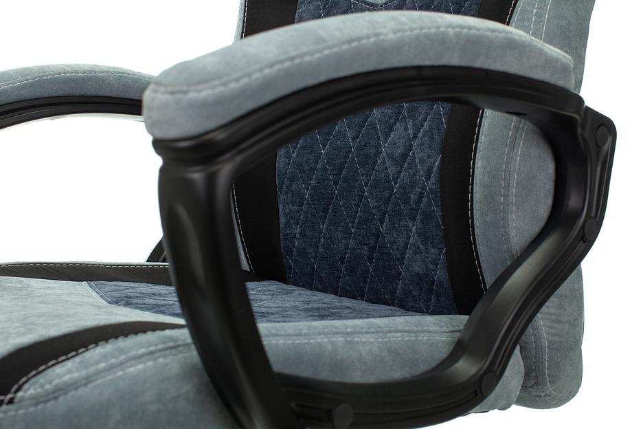 Кресло игровое Бюрократ VIKING 6 KNIGHT Fabric синий с подголов. крестовина металл фото 8