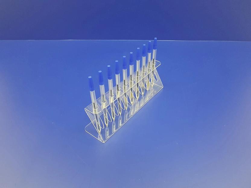 Подставка для ручек карандашей кистей 10 секции ( Z-образные) фото 1