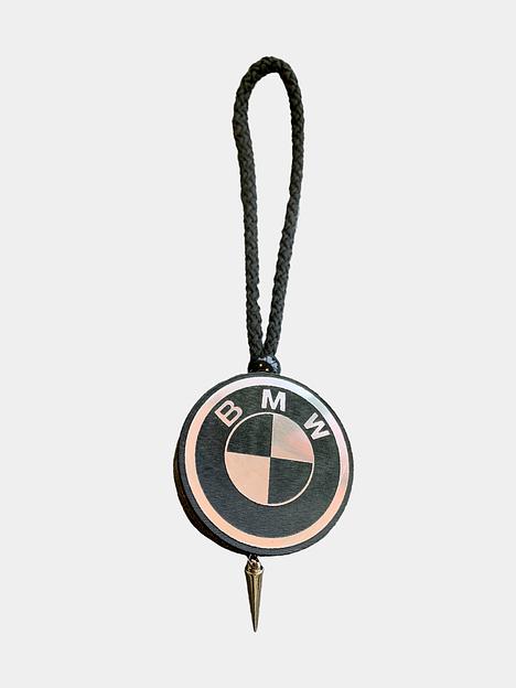 Ароматизатор воздуха для автомобиля «Диск» BMW подвесной, серебро ОПТ фото 1