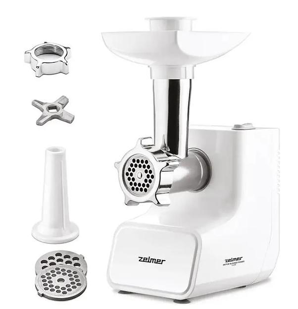 Мясорубка ZMM3511B WHITE 1500W ZELMER фото 2