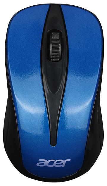 Мышь Acer OMR132 синий/черный оптическая (1000dpi) беспроводная USB для ноутбука (3but) фото 1
