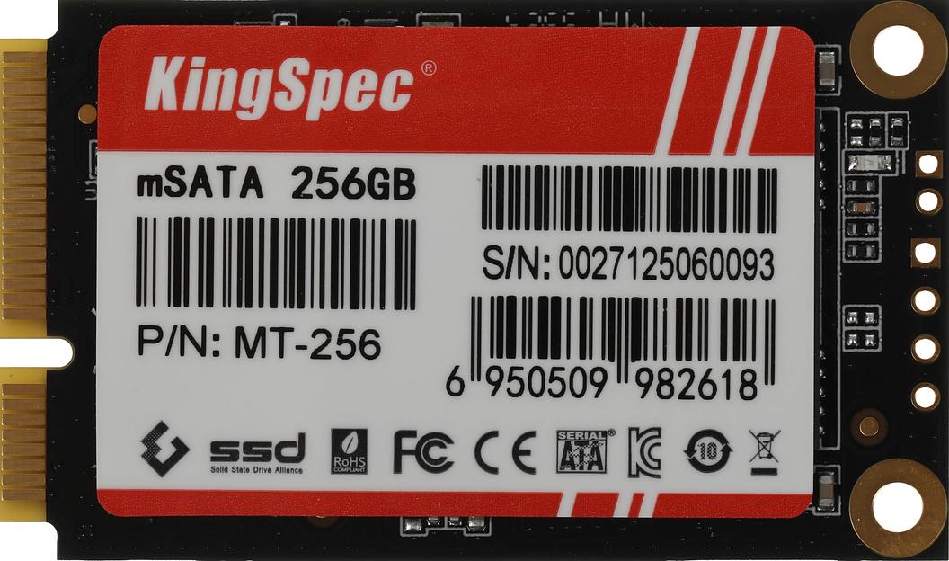 Накопитель SSD Kingspec mSATA 256Gb MT-256 MT Series mSATA фото 1