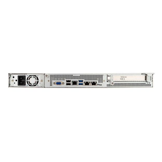 Компьютерный корпус IW-RS110-07 Single 650w Acbel /FAN 4056mm*6/SLIMSAS *10 BP/2.5"/3.5" hot-swap HDD tray (gray color)*10/EAR SET - ear+plastic holder/handle/28"RAIL/power cord*2/I/O shield universal/ Riser Card for 1Uxx-07 series, PCIe Gen 3 x 16, left фото 6