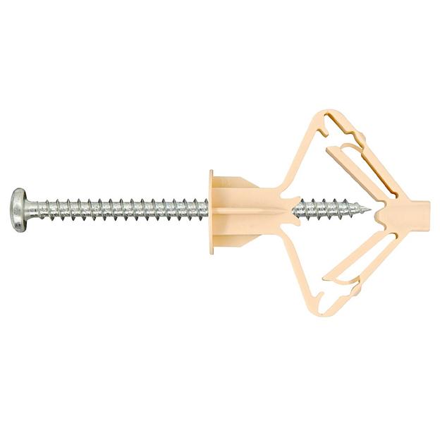 Анкер для тонколистовых материалов PLA 10х50 с шурупом (60шт) фото 1