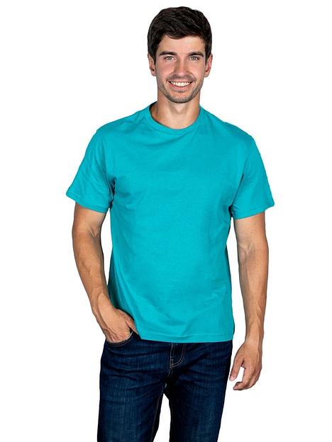 Футболка мужская классическая c круглым вырезом горловины, кардное полотно, 160 г/м² фото 1