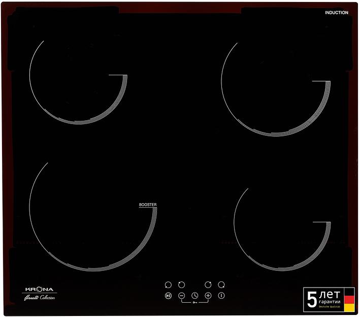Индукционная варочная поверхность Krona Vento 60 черный фото 1