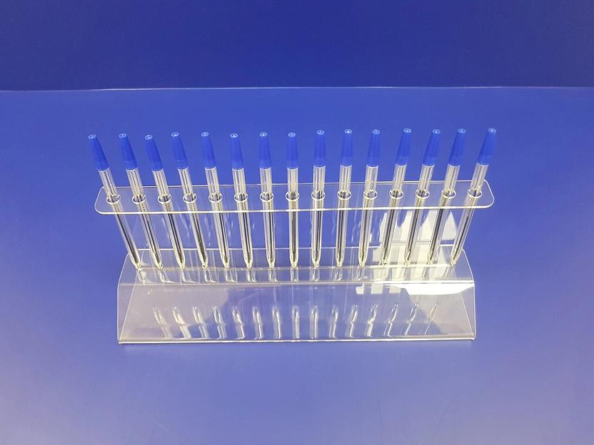 Подставка для ручек карандашей кистей 15 секции.(вертикальное размещение, место для логотипа) фото 3