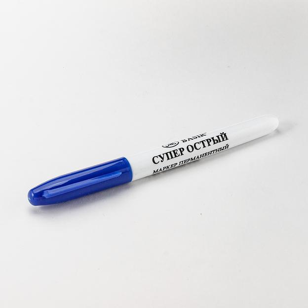 Маркер "МС-9500" тонкий синий фото 1