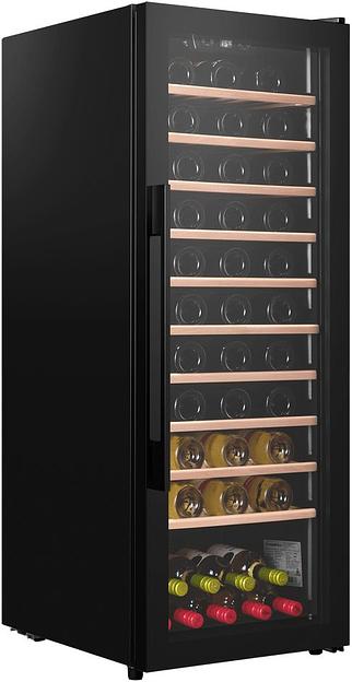 Винный шкаф Maunfeld MFWC-201S84 1-нокамерн. черный глянц. фото 2