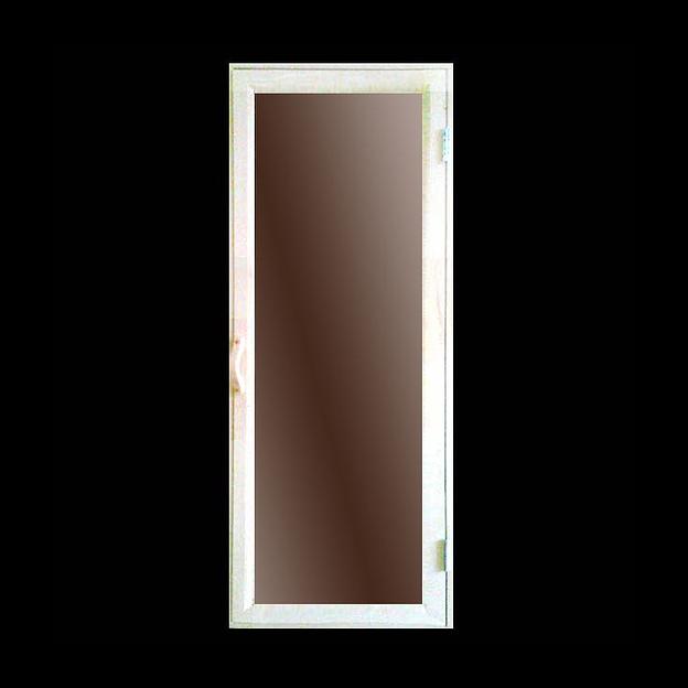 Дверь для бани/сауны из калёного стекла «№12» фото 1