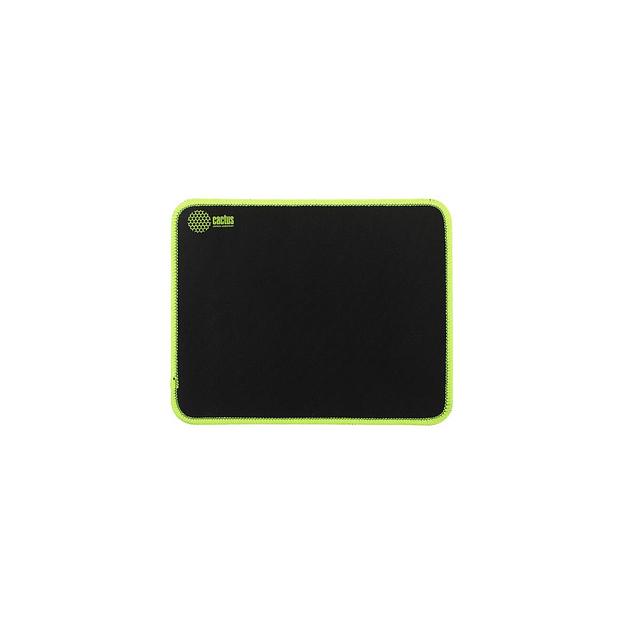 Коврик для мыши Cactus Black черный, ткань, 250х200х3мм [cs-mpc-d01s] фото 1