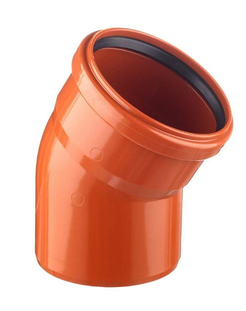 Отвод наружной канализации 110х30 град. фото 2