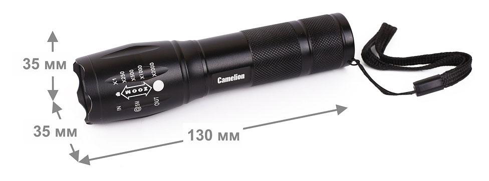Фонарь ручной Camelion LED51530 черный 3Вт лам.:светодиод. AAAx3 (14536) фото 3
