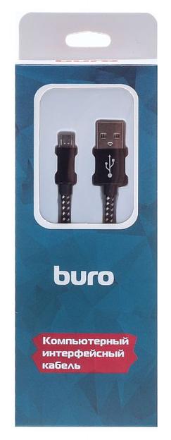 Кабель Buro Braided BHP RET MICUSB-BR USB (m)-micro USB (m) 1м черный фото 5