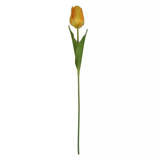 Тюльпан одиночный 6x8,5см с двойным листом 60см фото 9